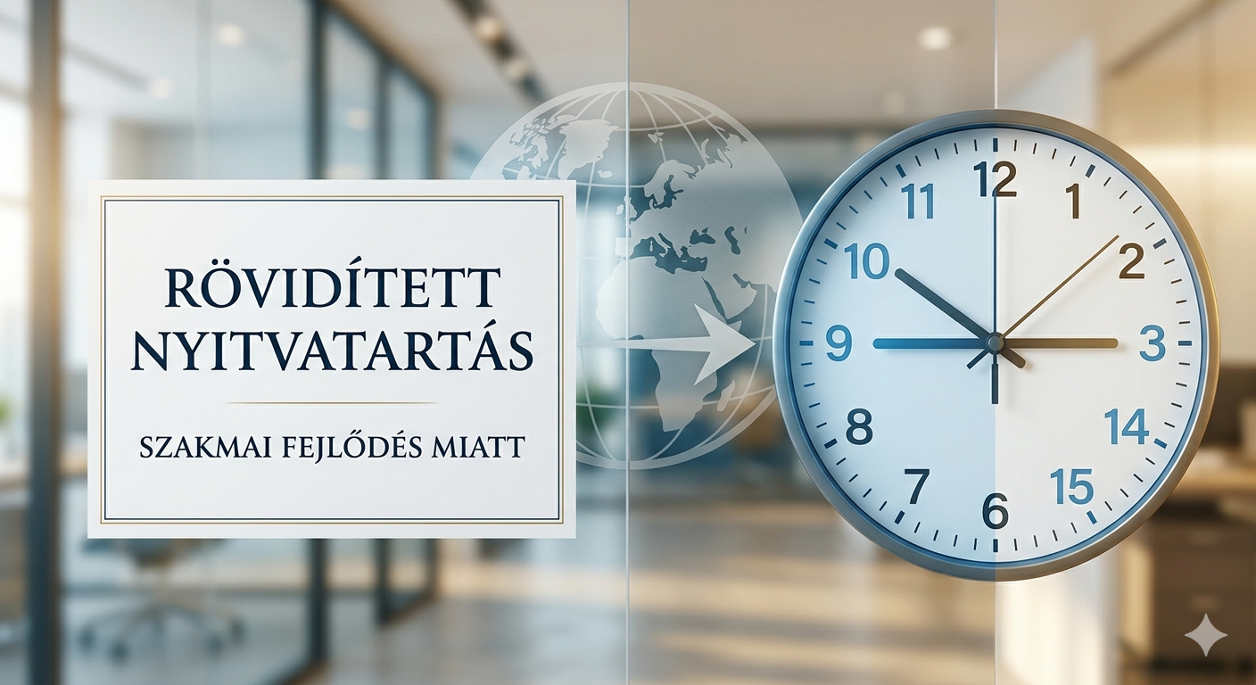 Rövidített nyitvatartás